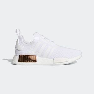 NWT: ADIDAS NMD_R1. Cloud White w/Copper Metallic